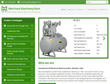 Tablet Screenshot of merchantmachinery.com